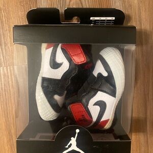 Jordan 1 Crib Bootie Black Toe Reimagined